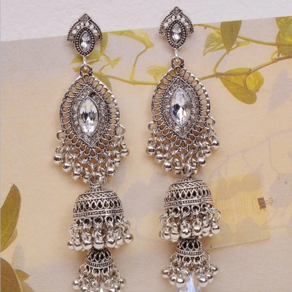 Ball Tassell Drop Earrings - Picture 1 of 5